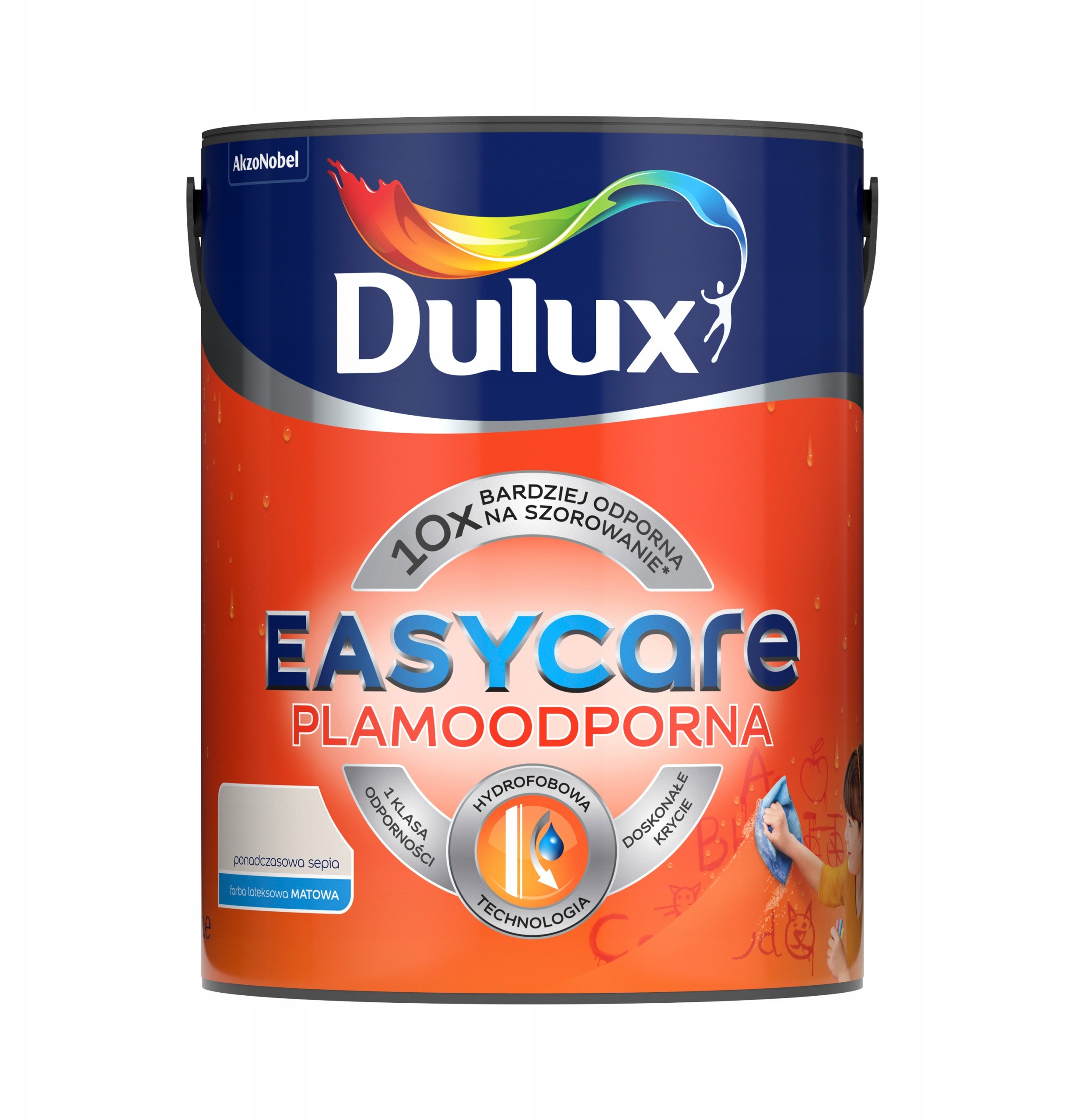 Farba Dulux Easy Care- ponadczasowa sepia, 5l