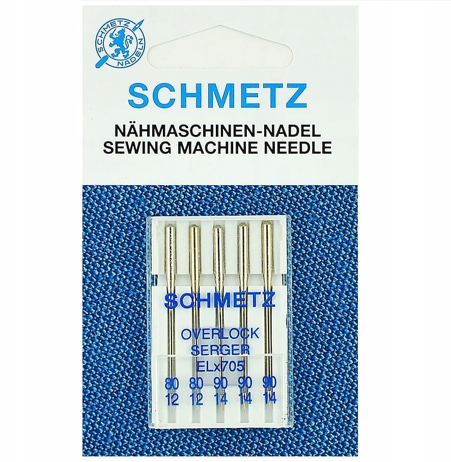 Schmetz ELx705 Vzs mix igły do coverloków domowych