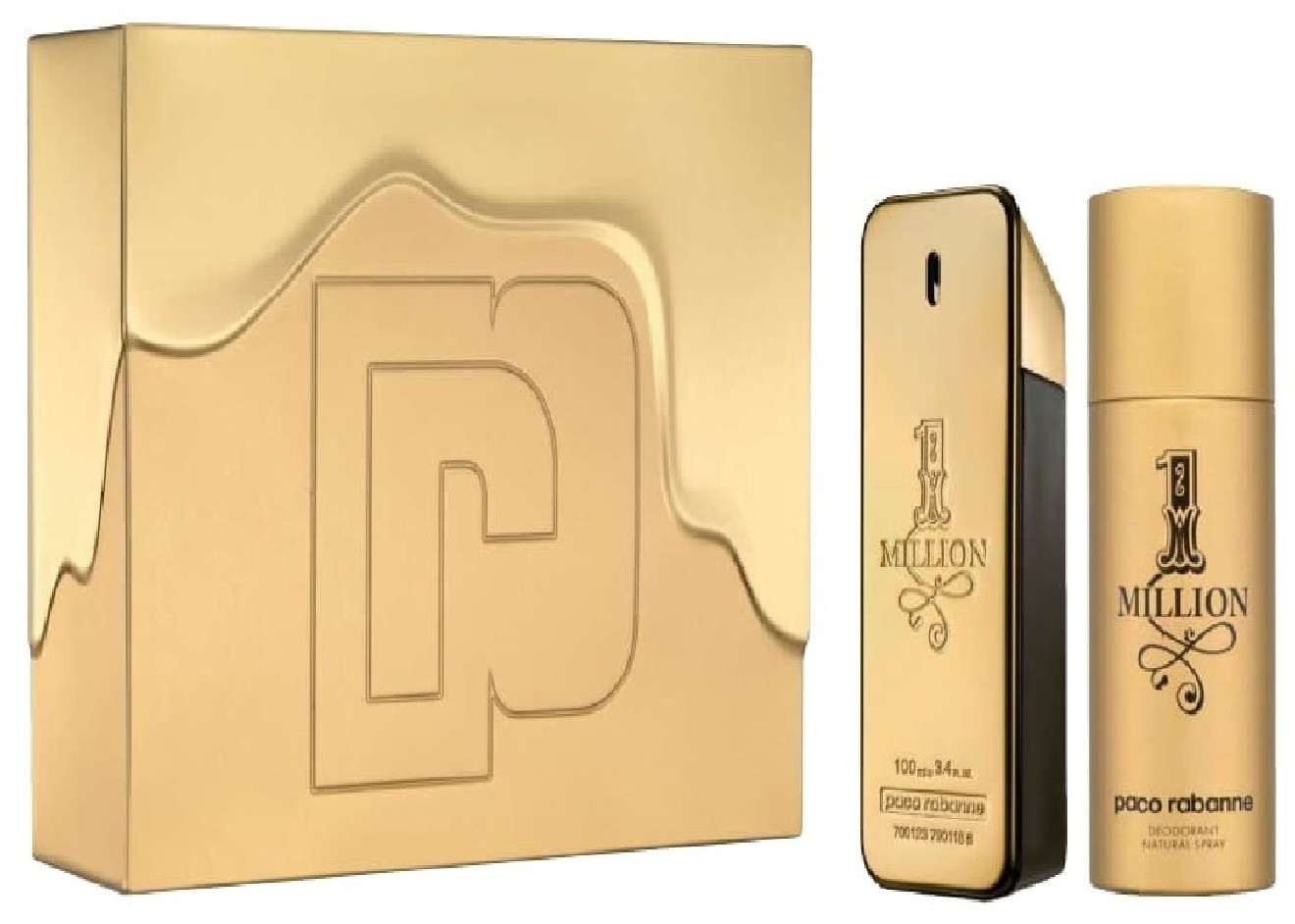 Paco Rabanne ZESTAW 1 MILION WODA TOALETOWA 100ML + DEO 150ML