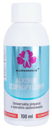 Allepaznokcie Alkohol izopropylowy Allepaznokcie 100 ml