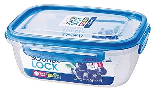 SoundLock Sound Lock lep551 pojemnik do przechowywania żywności dla żywności, prostokątny, 1,1 L