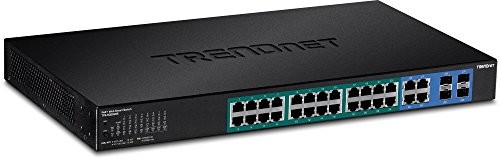 TRENDnet Trendnet TPE-5028ws 28-Port Switch Gigabit Web Smart PoE +, 370 W Czarny TPE-5028WS