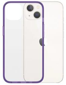 PanzerGlass Obudowa dla telefonów komórkowych ClearCaseColor na Apple iPhone 13 0332) Purpurowy/przezroczysty