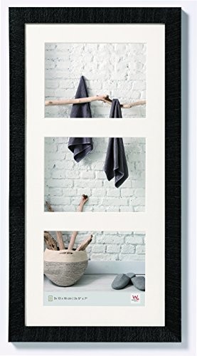 Walther Design Home drewniana rama, czarny, 3x 13 x 18 cm HO338B