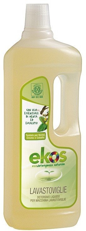 Pierpaoli Ekos Płyn do mycia naczyń w zmywarce z olejkiem miętowym EKOS PIERPAOIL, 750 ml