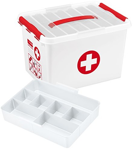 Sunware skrzynka do przechowywania przyborów pierwszej pomocy, rozmiar XL, 22 l 8711112798250