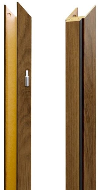 Baza ościeżnicy regulowana 100-140 mm lewa orzech premium RBAWNF000001