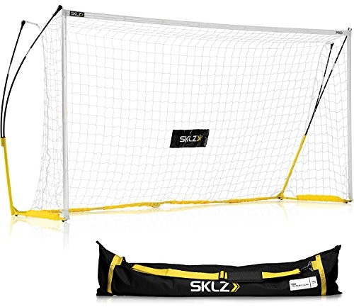 PRO sklz Training Goal 12 X 6 bramka do piłki nożnej, żółto-czarna, One Size Q12P-001_jaune-noir