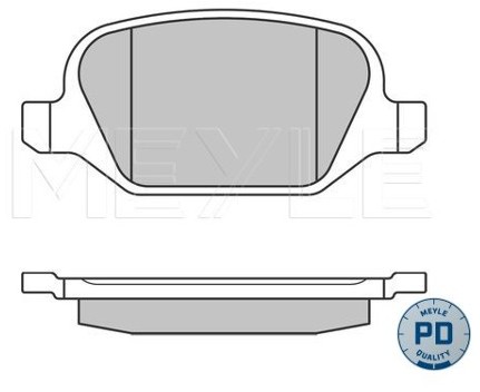 Wulf Gaertner Autoparts Zestaw klocków hamulcowych, hamulce tarczowe Wulf Gaertner Autoparts 025 236 0113/PD