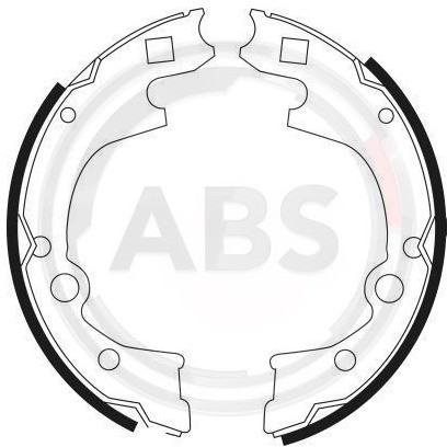 A.B.S. Zestaw szczęk hamulcowych 9035