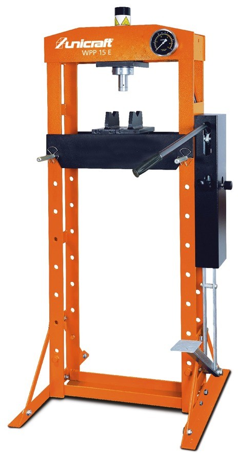 Unicraft 443 322 32269557 Hyrauliczna prasa warsztatowa WPP 15 E siła nacisku 15 t) 69557-uniw