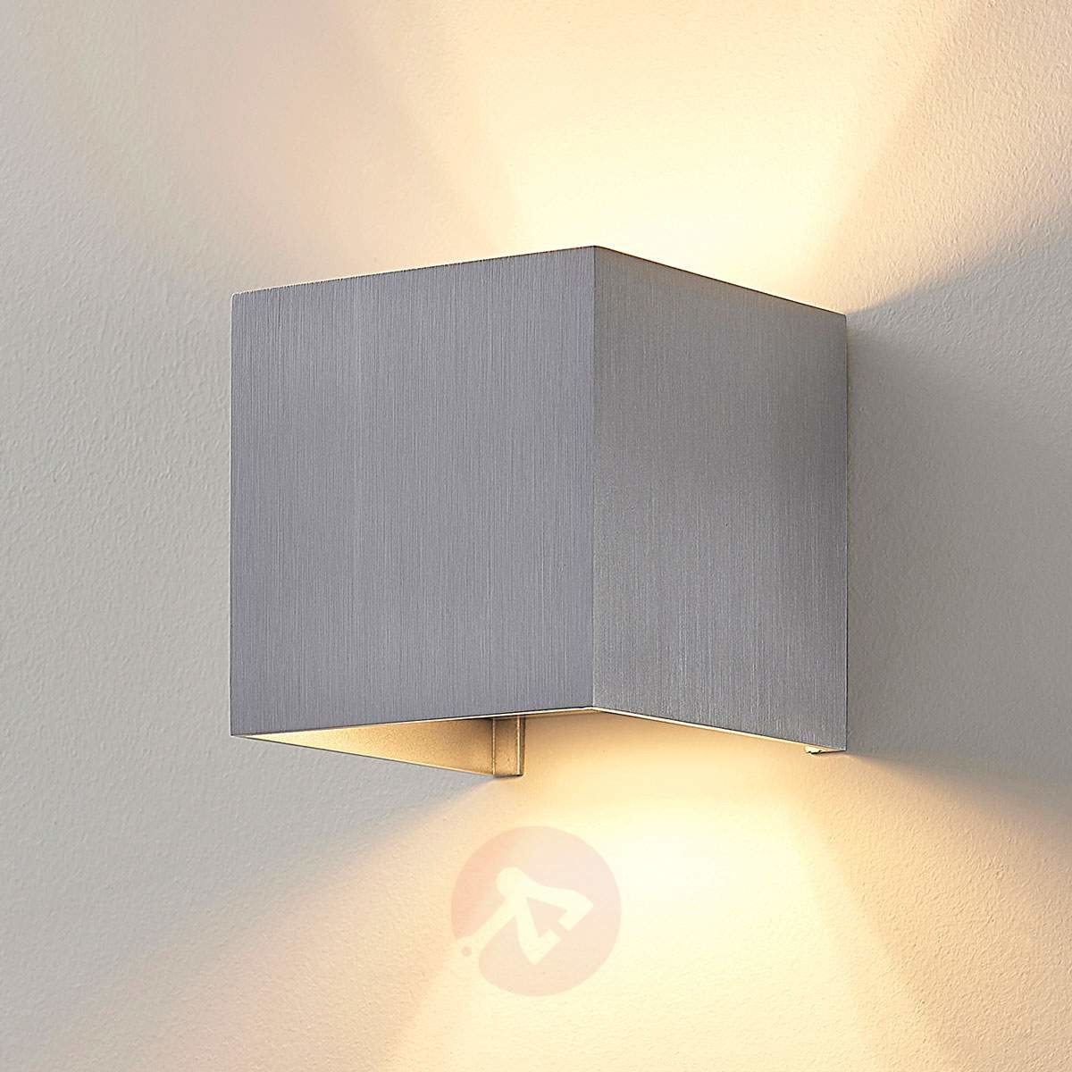 Lampenwelt com Zuzana aluminiowa lampa ścienna z żarówką LED G9