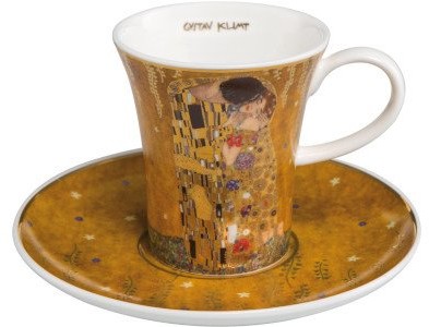 Goebel Filiżanka do espresso Pocałunek Gustav Klimt Goebel 67-011-61-1