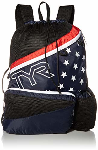 Tyr Unisex Elite Team Mesh plecak torba Czerwony/granatowy Jeden rozmiar LBMSHELT-642.0-one size