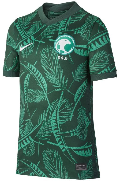 Nike Koszulka piłkarska dla dużych dzieci Saudi Arabia 2020 Stadium Away - Zieleń CZ3499-319