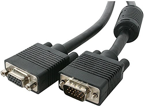 MediaRange SVGA Monitor Extension Cable, Plug/VGA VGA Socket, 1.8 m, Black MRCS148