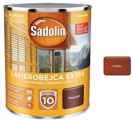 Sadolin EXTRA- lakierobajca do drewna, merbau, 5l