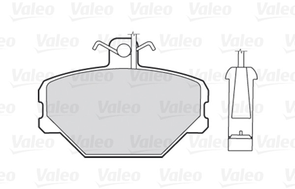 VALEO klocki hamulcowe first 301095 301095