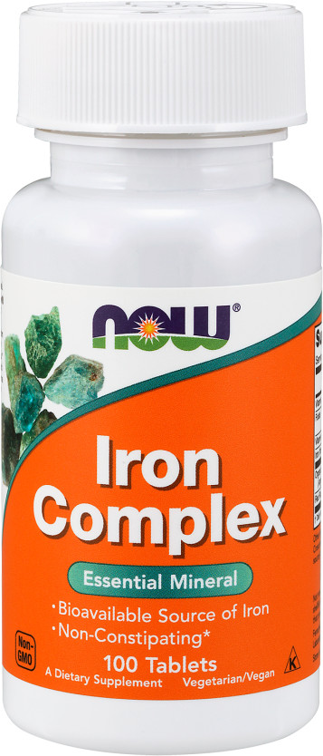 Now Foods Iron Complex - Żelazo (100 tabl.)