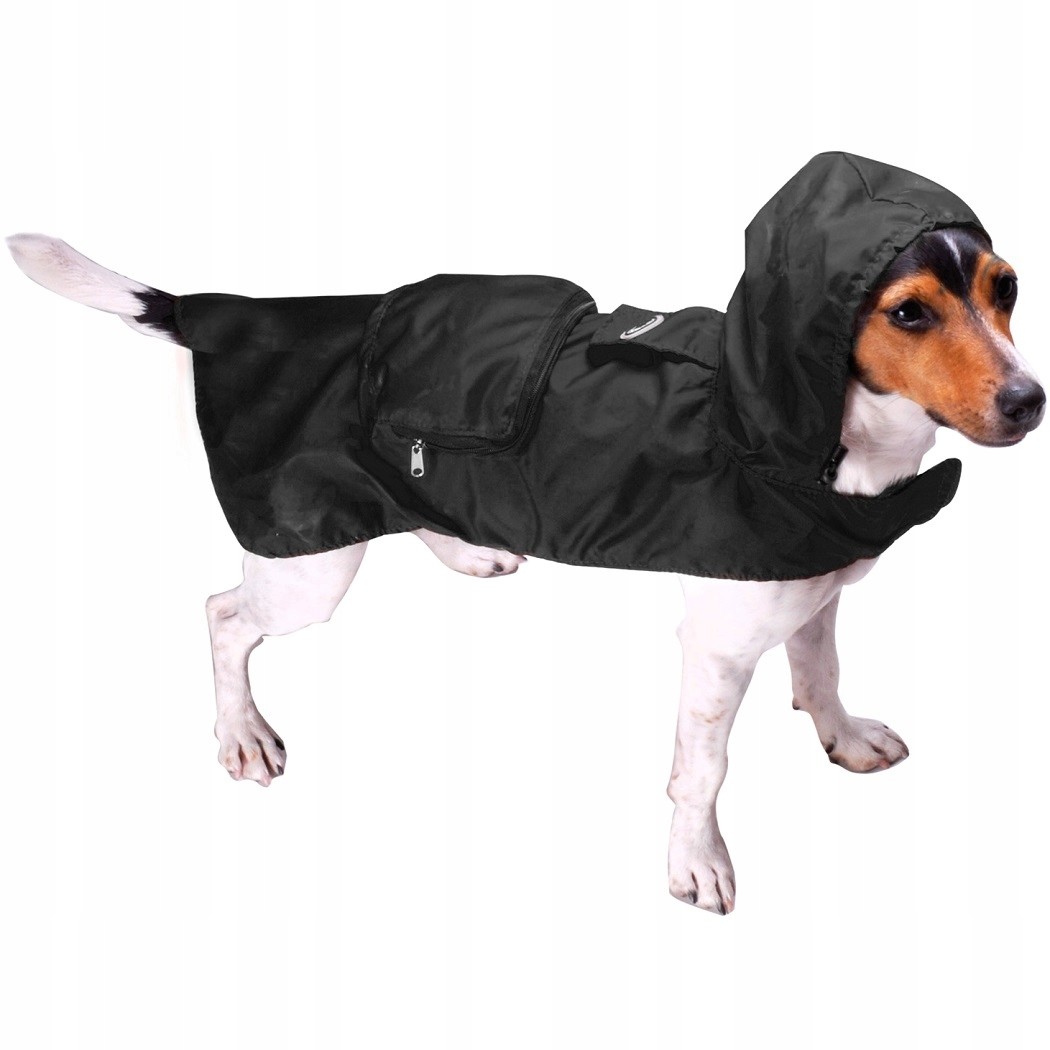 Record Pocket WaterProof Jacked Black kurtka 30cm