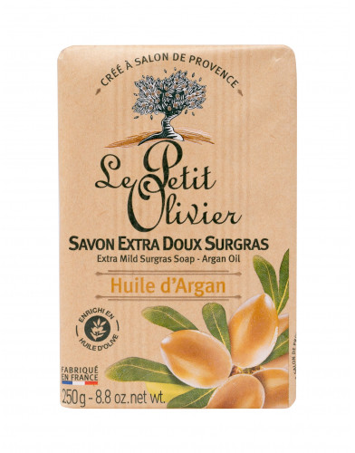 Le Petit Olivier Argan Oil Extra Mild Surgras Soap mydło w kostce 250 g