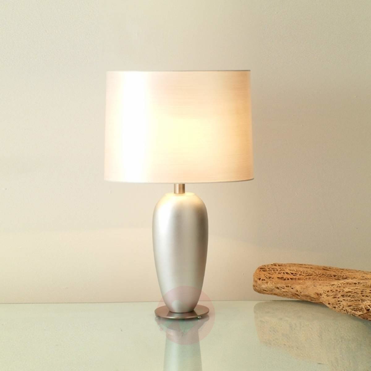 J. Holländer Srebrna lampa stołowa LAMBDA wysokość 65 cm