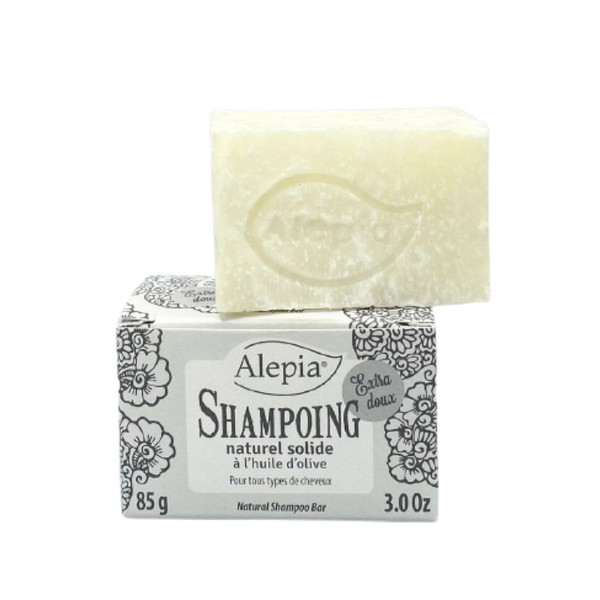 Alepia extra delikatny szampon do włosów w kostce z oliwą z oliwek 85 g