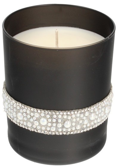 Artman Candles Candles Crystal Glass Świeca zapachowa Pearl czarna 1szt