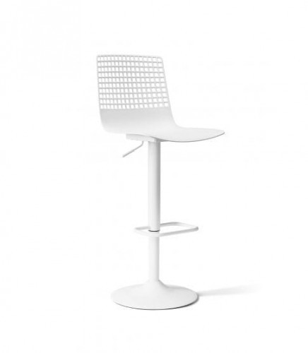 Resol Hoker Wire Central Foot Stool White-White 4972