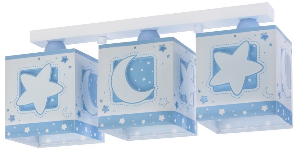 Dalber 63233NT - Plafon dziecięcy MOONLIGHT 3xE27/60W/230V