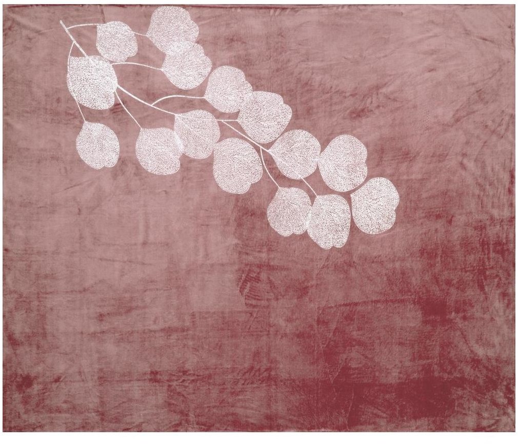 Eurofirany Koc Ginko różowy 150 x 200 cm
