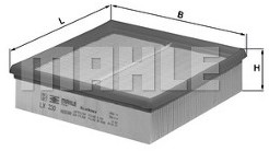 Knecht Filtr powietrza LX 227 LX 227