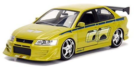 Jada JADA Toys 1: 24 model samochodu Brian System's Mitsubishi Lancer Evolution VII Fast and Furious