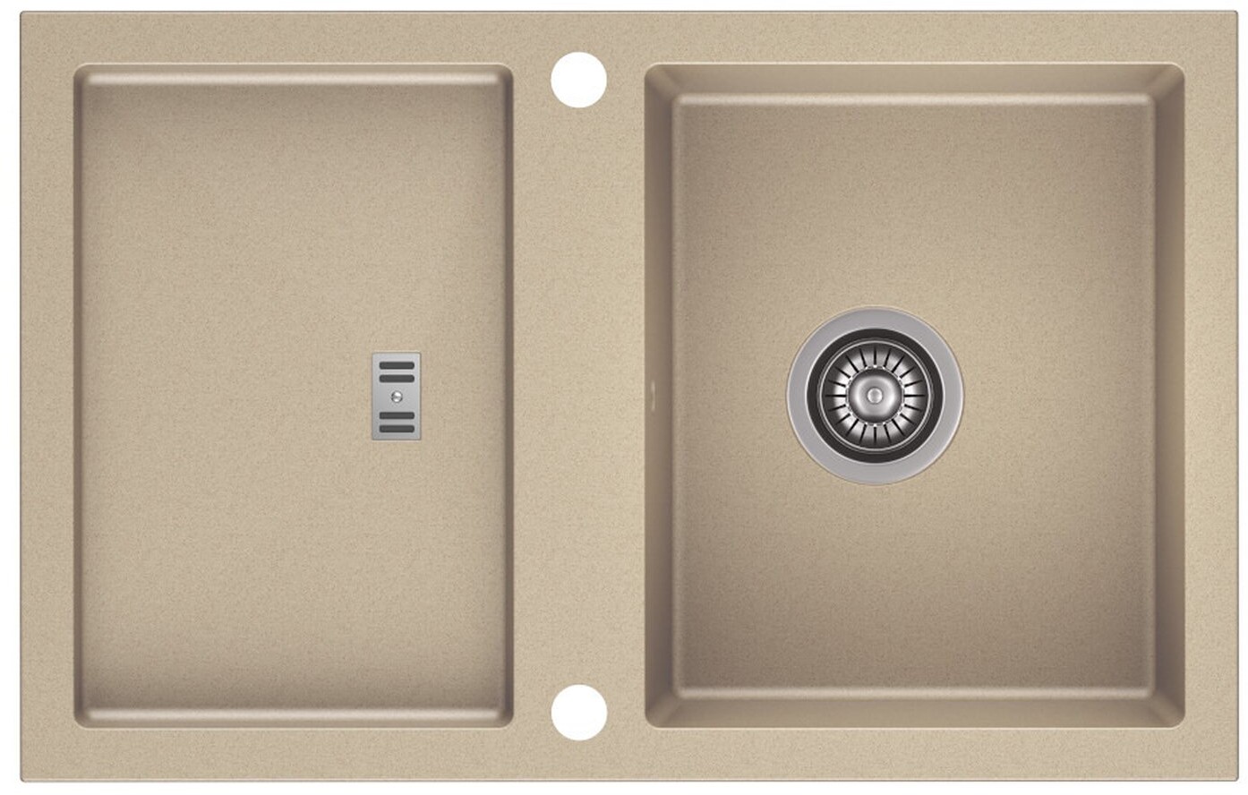 AXIS GROUP Zlew Slide 40 1-komorowy beż