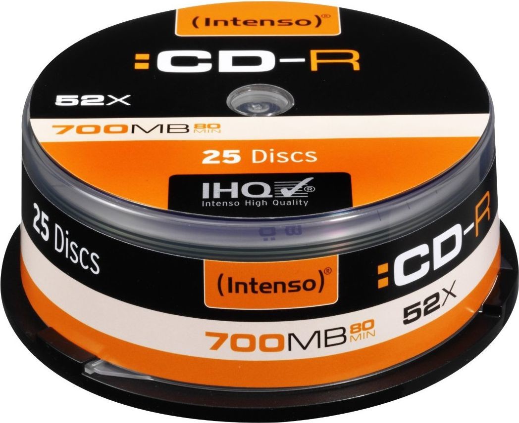 Intenso CD-R 52x CB 700MB 25uk - 1001124