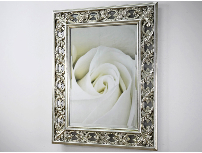 D2.Design Lustro wiszące Adonis 75x95 srebrny 5908252662029