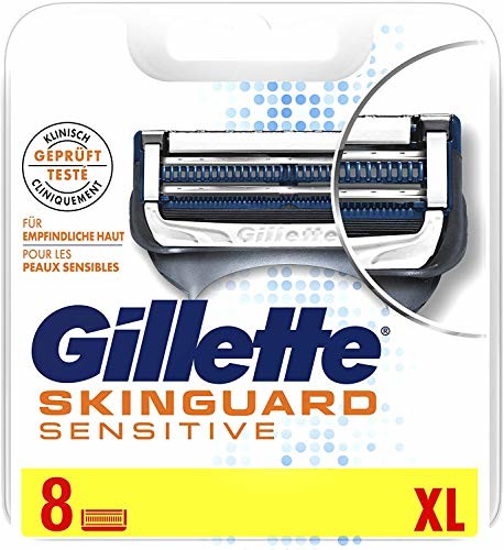Gillette SkinGuard Sensitive Razor Blades, 8 sztuk 7702018487936