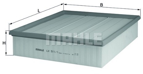 Knecht Filtr powietrza LX 511/1 LX 511/1