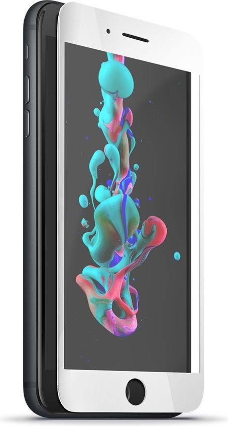 Forever TelForceOne Szkło Hartowane 5d Do Iphone 7 Iphone 8 Białe GSM034007