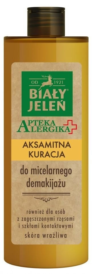 POLLENA Biały Jeleń Apteka Alergika Aksamitna kuracja do micelarnego demakijażu 400ml 808444