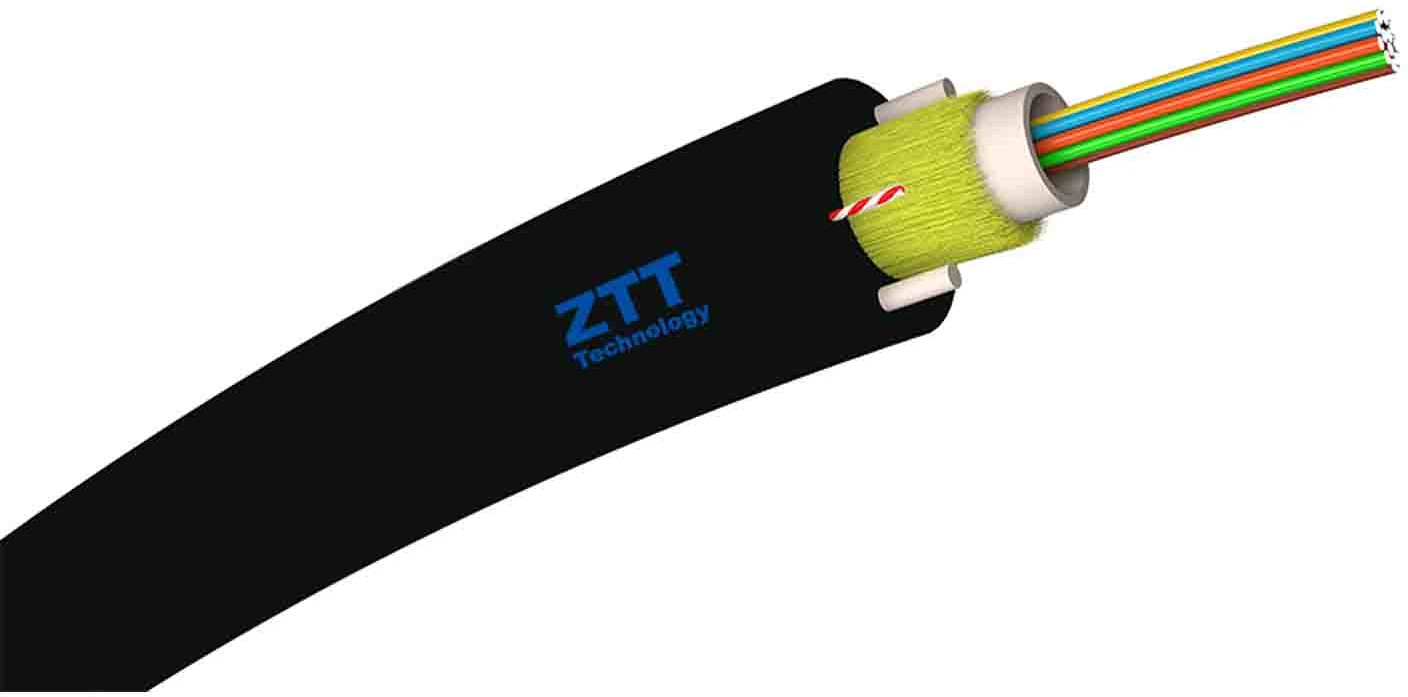 ZTT Światłowód ZTT 8J ADSS jednotubowy śr 5.2 mm G.652D span 80m Z-ADSS-UT.08J