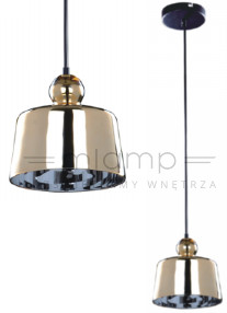 Zdjęcia - Żyrandol / lampa Spotlight LAMPA wisząca UNIVERSE 9705112  szklana OPRAWA zwis patynowy lust 