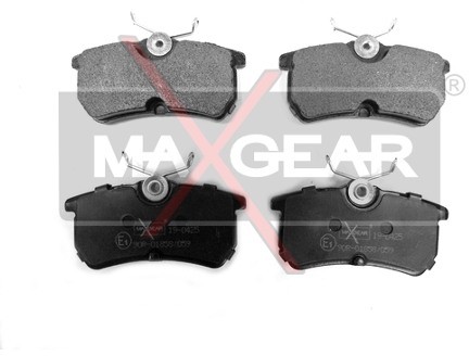 MaxGear Zestaw klocków hamulcowych, hamulce tarczowe 19-0425