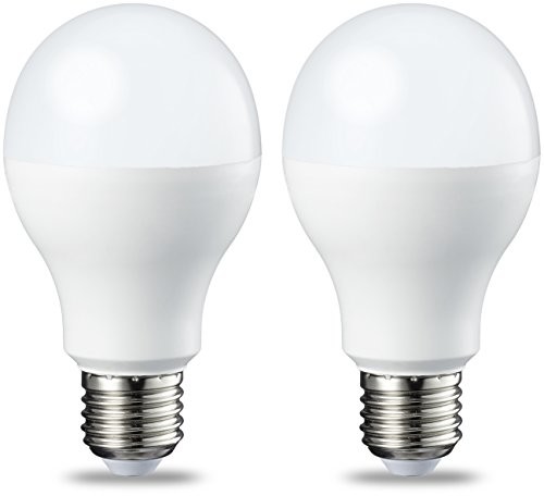 AmazonBasics Edison żarówka LED, gwint E27, 8,5 W (odpowiednik mocy 60 W), ciepła biel, 2 szt. w opakowaniu 929001252914