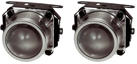 UNIWERSALNY zestaw reflektor przeciwmgielny Przezroczyste H7 12 V-55 W 74 X 156 mm + ECE-R19 znak kontrolny E DL UNF03