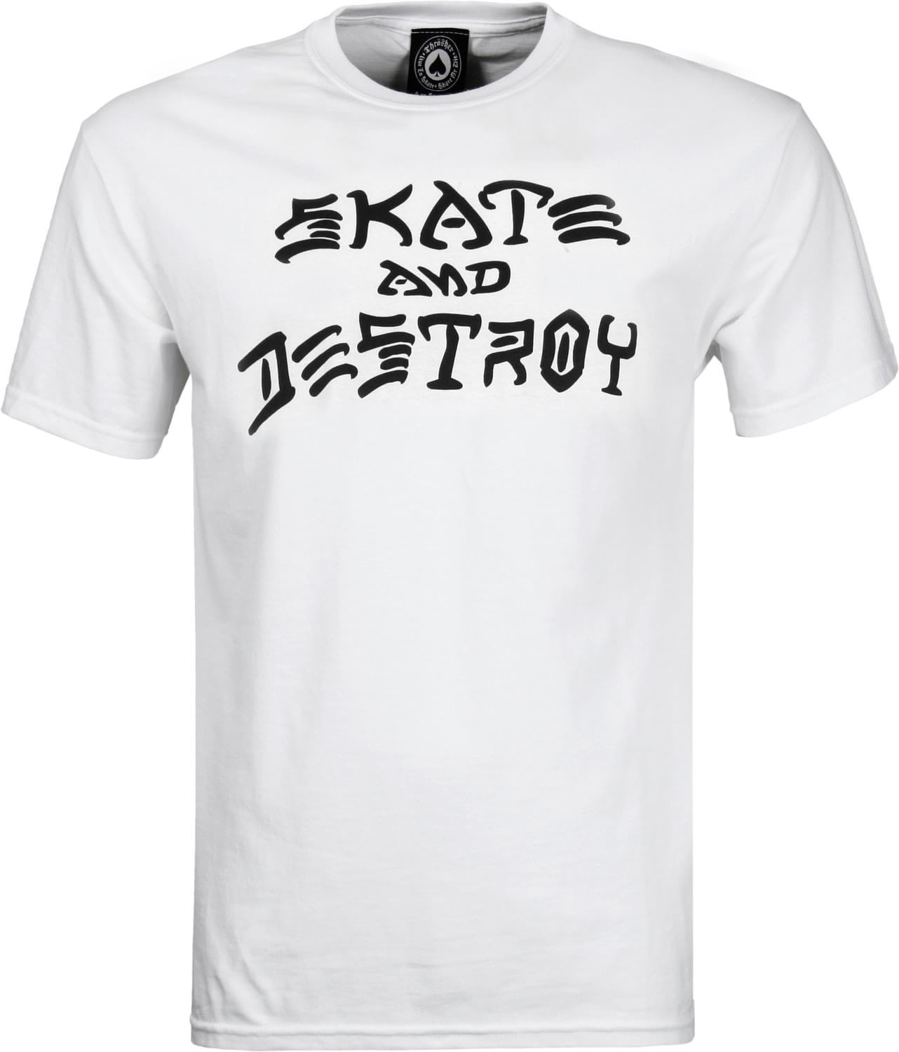 Thrasher t-shirt SKATE AND DESTROY WHITE