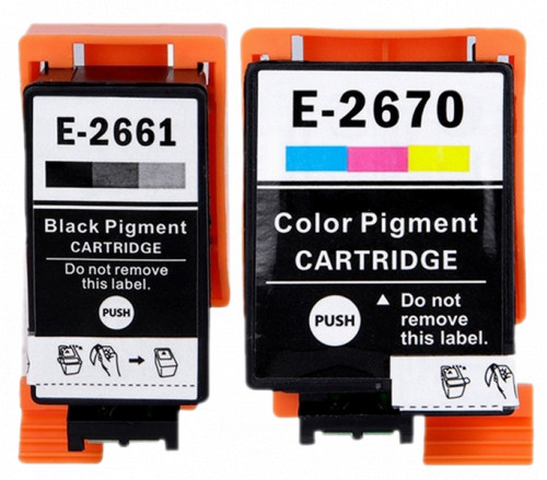 EPSON 2x Tusz Do Epson T2661 T2670 9/11ml Black/Color