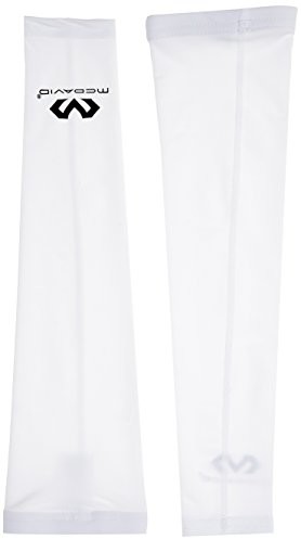 McDavid kompresyjne armstulpe, czarna, biały, L-XL 6566R-WH-L/XL_White_L/XL