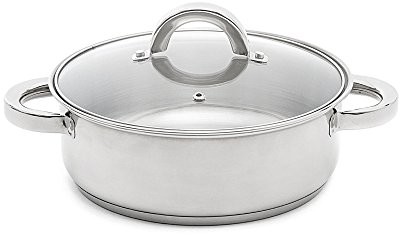 San Ignacio Rondel SAN ignacio Caesar  22 cm/3L/0,8 mm kradzież informacji do kuchenek indukcyjnych z pokrywką Caesar IN164_PLATA