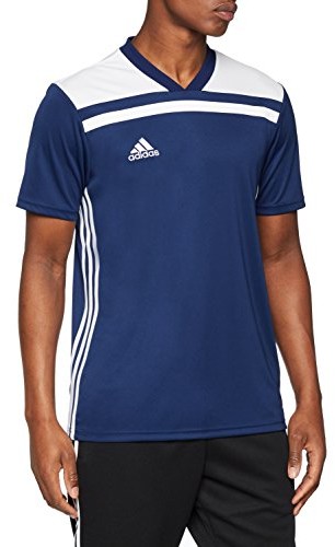 Adidas męski regista 18 JSY koszulkach-Team koszulkach - 128 ciemnoniebieski/biały B077GZG942